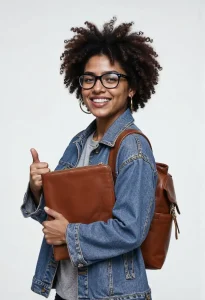 Nigerian Student Smiling after Good CGPA